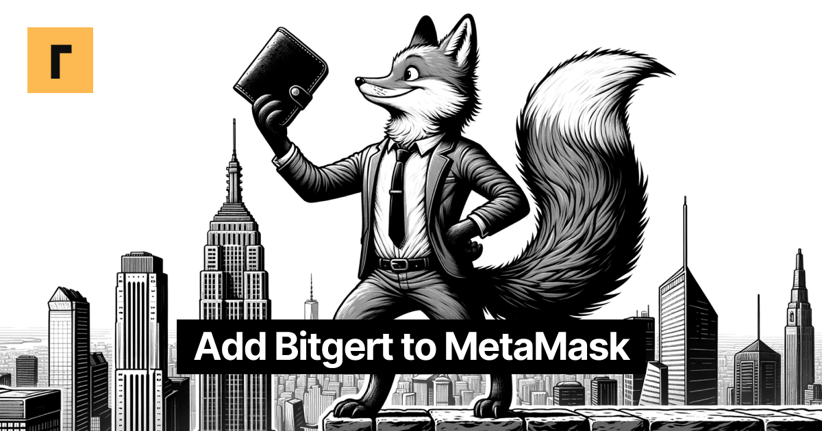 Add Bitgert to MetaMask