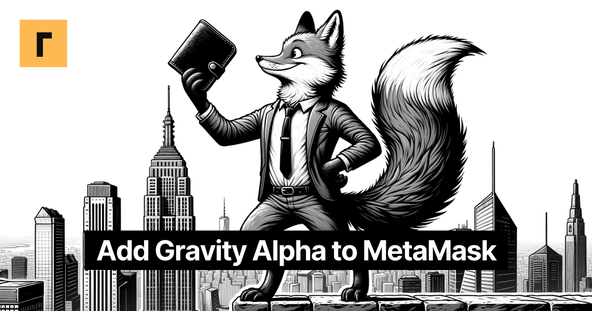 Add Gravity Alpha to MetaMask